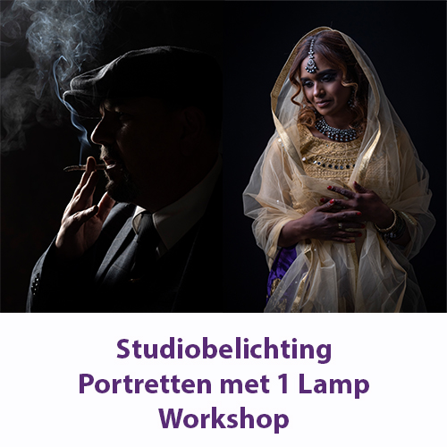 X-Portretfotografie met 1 lamp door Ben en Edwin – 30 October 2026